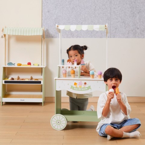 VIGA PolarB Drewniany Stragan z Lodami Lodziarnia Mobilna