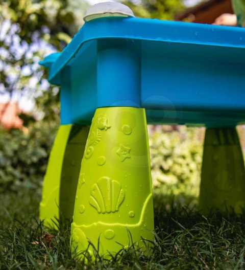 WOOPIE Stolik Wodny 2w1 Piaskownica Kaczuszka Wodospad 9 akc.