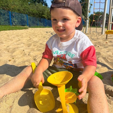 WOOPIE Taczka Ogrodowa Zestaw do Piasku 10 el.