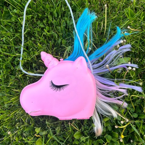 WOOPIE Toaletka dla Dziewczynki 2w1 Salon Piękności w Torebce Jednorożec