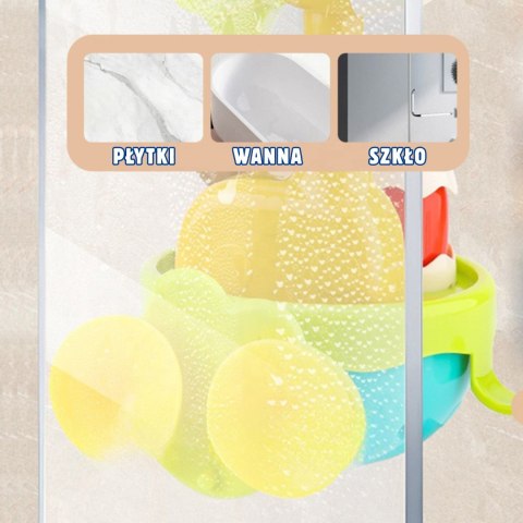 ZABAWKA DO KĄPIELI ŻYRAFA LEJKIEM NA PRZYSSAWKĘ DLA DZIECI KREATYWNA