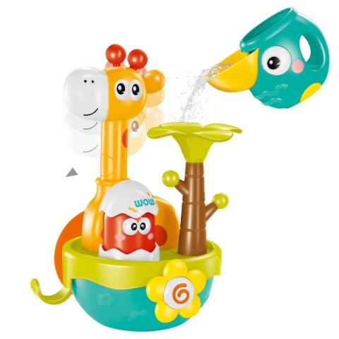 ZABAWKA DO KĄPIELI ŻYRAFA LEJKIEM NA PRZYSSAWKĘ DLA DZIECI KREATYWNA