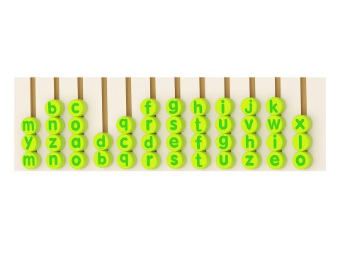 Viga Toys Tablica Sensoryczna Nauka Alfabetu