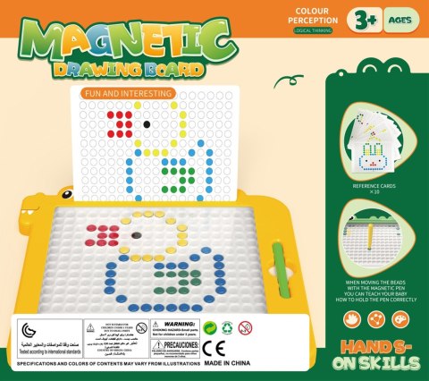 WOOPIE Tablica Magnetyczna dla Dzieci Montessori MagPad Dinozaur
