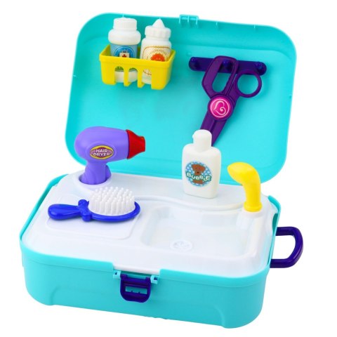 PIESEK W WALIZCE ZESTAW PIĘKNOŚCI SALON KOSMETYCZNY DLA ZWIERZĄT PLECAK 16EL