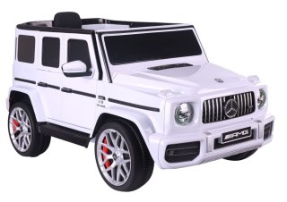 AUTO NA AKUMULATOR DLA DZIECKA MERCEDES G63 S306-1 LED MP3 SKÓRA EVA PILOT