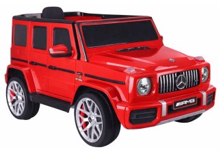 AUTO NA AKUMULATOR DLA DZIECKA MERCEDES G63 S306-1 LED MP3 SKÓRA EVA PILOT