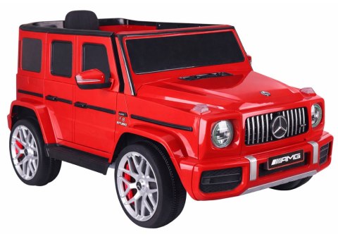 AUTO NA AKUMULATOR DLA DZIECKA MERCEDES G63 S306-1 LED MP3 SKÓRA EVA PILOT