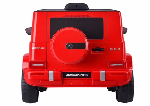 AUTO NA AKUMULATOR DLA DZIECKA MERCEDES G63 S306-1 LED MP3 SKÓRA EVA PILOT