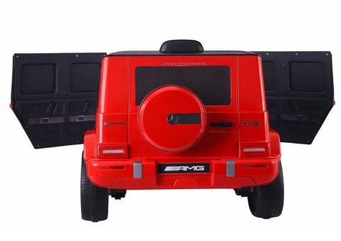 AUTO NA AKUMULATOR DLA DZIECKA MERCEDES G63 S306-1 LED MP3 SKÓRA EVA PILOT