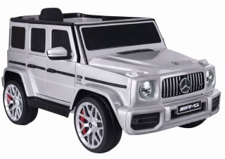 AUTO NA AKUMULATOR DLA DZIECKA MERCEDES G63 S306-1 LED MP3 SKÓRA EVA PILOT