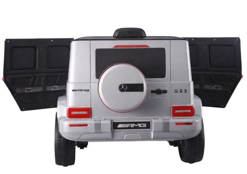 AUTO NA AKUMULATOR DLA DZIECKA MERCEDES G63 S306-1 LED MP3 SKÓRA EVA PILOT