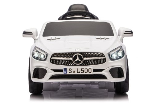 AUTO NA AKUMULATOR DLA DZIECKA MERCEDES SL500 S506 LED MP3 SKÓRA EVA PILOT