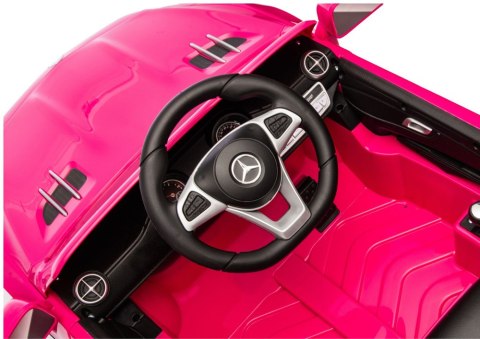 AUTO NA AKUMULATOR DLA DZIECKA MERCEDES SL500 S506 LED MP3 SKÓRA EVA PILOT