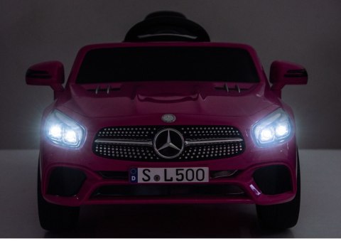 AUTO NA AKUMULATOR DLA DZIECKA MERCEDES SL500 S506 LED MP3 SKÓRA EVA PILOT