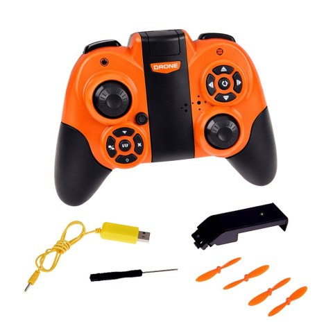 DRON LATAJĄCY ZDALNIE STEROWANY QUADCOPTER RC ŚWIATŁA LED APLIKACJA PILOT