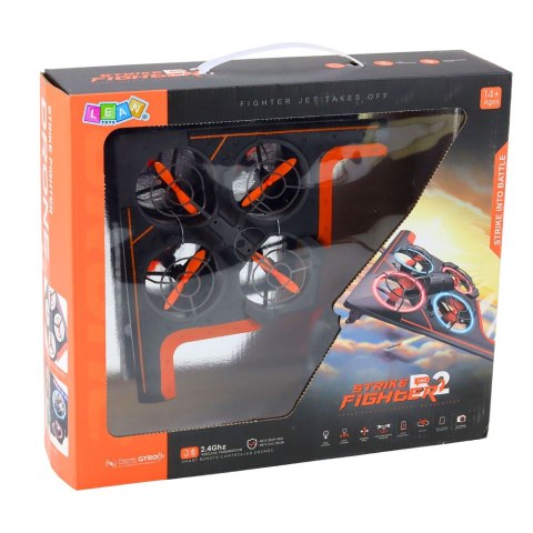 DRON LATAJĄCY ZDALNIE STEROWANY QUADCOPTER RC ŚWIATŁA LED APLIKACJA PILOT