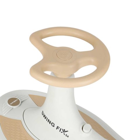 JEŹDZIK GRAWITACYJNY LED SWING FIX S4 DLA DZIECKA DO 100KG ŚWIECĄCE KOŁA MUZYKA 76CM