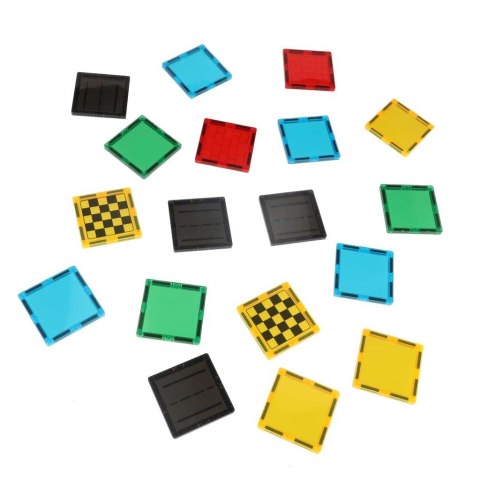 KLOCKI MAGNETYCZNE 3D ZESTAW KONSTRUKCYJNY BUDOWA 50 EL. KOLOROWE