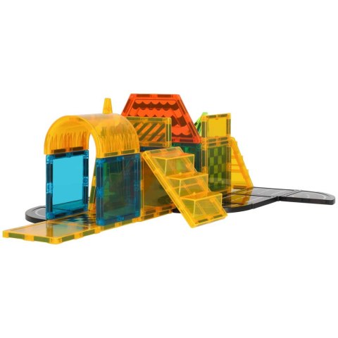 KLOCKI MAGNETYCZNE 3D ZESTAW KONSTRUKCYJNY BUDOWA 50 EL. KOLOROWE