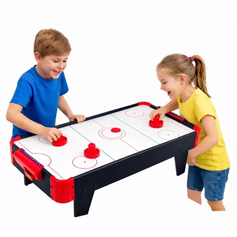 CYMBERGAJ AIR HOCKEY MINI STÓŁ DO GRY DLA DZIECI GRA ZRĘCZNOŚCIOWA CZARNY