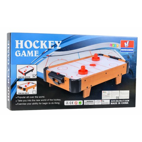 CYMBERGAJ AIR HOCKEY MINI STÓŁ DO GRY DLA DZIECI GRA ZRĘCZNOŚCIOWA CZARNY