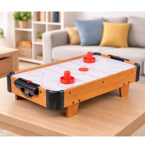 CYMBERGAJ AIR HOCKEY MINI STÓŁ DO GRY DLA DZIECI GRA ZRĘCZNOŚCIOWA DREWNO