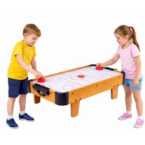 CYMBERGAJ AIR HOCKEY MINI STÓŁ DO GRY DLA DZIECI GRA ZRĘCZNOŚCIOWA DREWNO