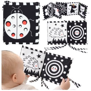 Rozkładana Książeczka Mata 2w1 Edukacyjna Kontrastowa Dwustronna