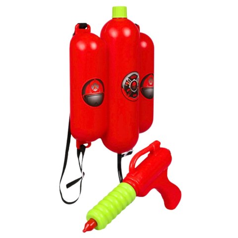 ZESTAW STRAŻACKI PLECAK GAŚNICZY PISTOLET NA WODĘ PLECAK ZBIORNIK POMPKA