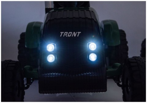 TRAKTOR NA AKUMULATOR DLA DZIECKA CH9959B 24V 2X120W PRZYCZEPA LED EVA PILOT