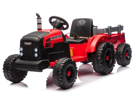 TRAKTOR NA AKUMULATOR DLA DZIECKA CH9959B 24V 2X120W PRZYCZEPA LED EVA PILOT