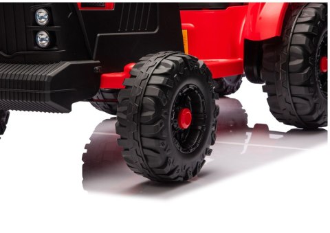 TRAKTOR NA AKUMULATOR DLA DZIECKA CH9959B 24V 2X120W PRZYCZEPA LED EVA PILOT