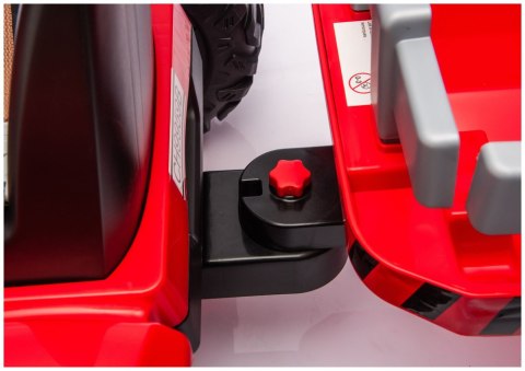 TRAKTOR NA AKUMULATOR DLA DZIECKA CH9959B 24V 2X120W PRZYCZEPA LED EVA PILOT