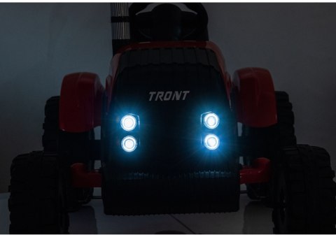 TRAKTOR NA AKUMULATOR DLA DZIECKA CH9959B 24V 2X120W PRZYCZEPA LED EVA PILOT