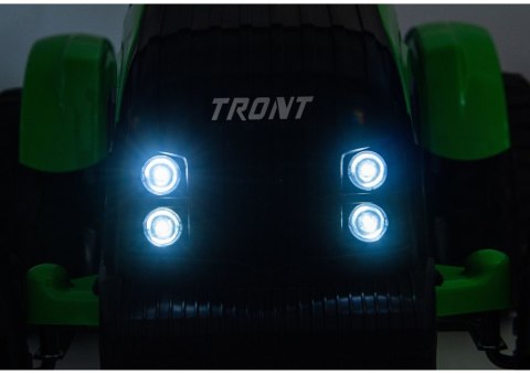 TRAKTOR NA AKUMULATOR DLA DZIECKA CH9959B 24V 2X120W PRZYCZEPA LED EVA PILOT