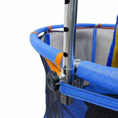 TRAMPOLINA OGRODOWA DLA DZIECI SIATKA PIŁKI KOSZYKÓWKA 150CM BOKS HAMAK