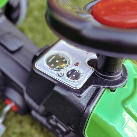 WOOPIE Traktor na Pedały Farmer GoTrac MAXI z Przyczepą Ciche Koła