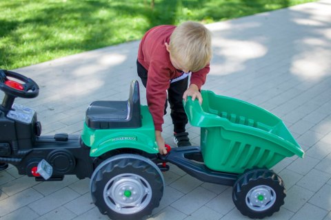 WOOPIE Traktor na Pedały Farmer GoTrac MAXI z Przyczepą Ciche Koła
