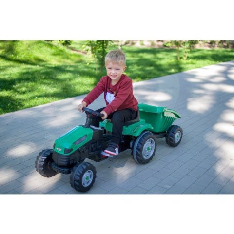 WOOPIE Traktor na Pedały Farmer GoTrac MAXI z Przyczepą Ciche Koła