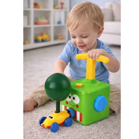 WYRZUTNIA AUTEK BALONÓW ŻABA 2 SAMOCHODZIKI POMPOWANIE BALONÓW BEZ BATERII