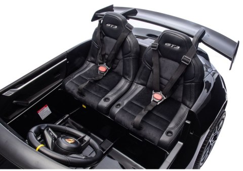 SAMOCHÓD NA AKUMULATOR DLA 2 DZIECI PORSCHE 911 GT3 24V LAKIER EVA LED 4 SILNIKI