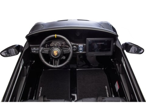 SAMOCHÓD NA AKUMULATOR DLA 2 DZIECI PORSCHE 911 GT3 24V LAKIER EVA LED 4 SILNIKI