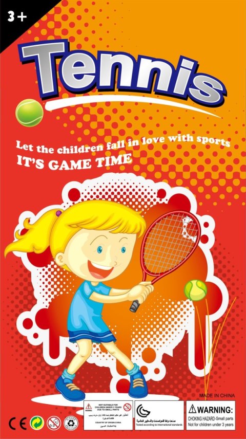 DUŻE RAKIETKI DO TENISA BADMINTON DLA DZIECI ZESTAW PIŁKA LOTKA MOTORYCZNE