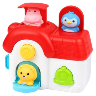 Domek Interaktywny Edukacyjny Dla Malucha Wyskakujące Zwierzątka