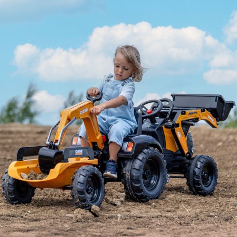 FALK Traktor na Pedały Case CE z Koparką Ładowarką i Przyczepą 3-7 lat