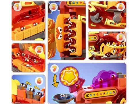 Kulkowy Tor Przeszkód Zjeżdżalnia Zjazd Dla Kulek Kulodrom Zabawka interaktywna