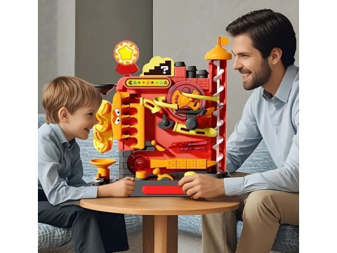 Kulkowy Tor Przeszkód Zjeżdżalnia Zjazd Dla Kulek Kulodrom Zabawka interaktywna