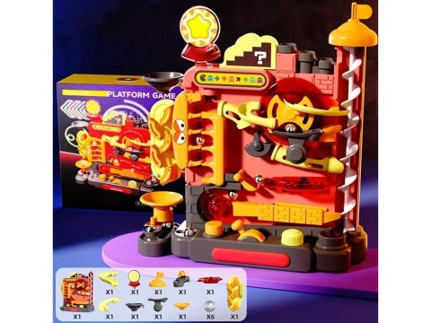 Kulkowy Tor Przeszkód Zjeżdżalnia Zjazd Dla Kulek Kulodrom Zabawka interaktywna