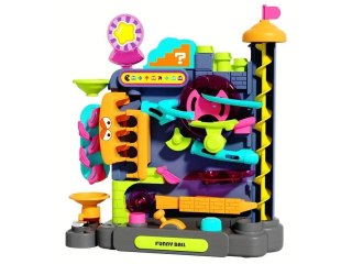 KULKOWY TOR PRZESZKÓD ZJEŻDŻALNIA DLA KULEK KULODROM PRZYCISKI FUNKCYJNE